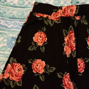 Charlotte Russe flower print skirt